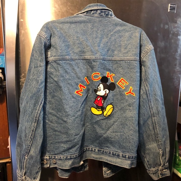 Vintage Disney Denim Jacket44 65 Or 6 